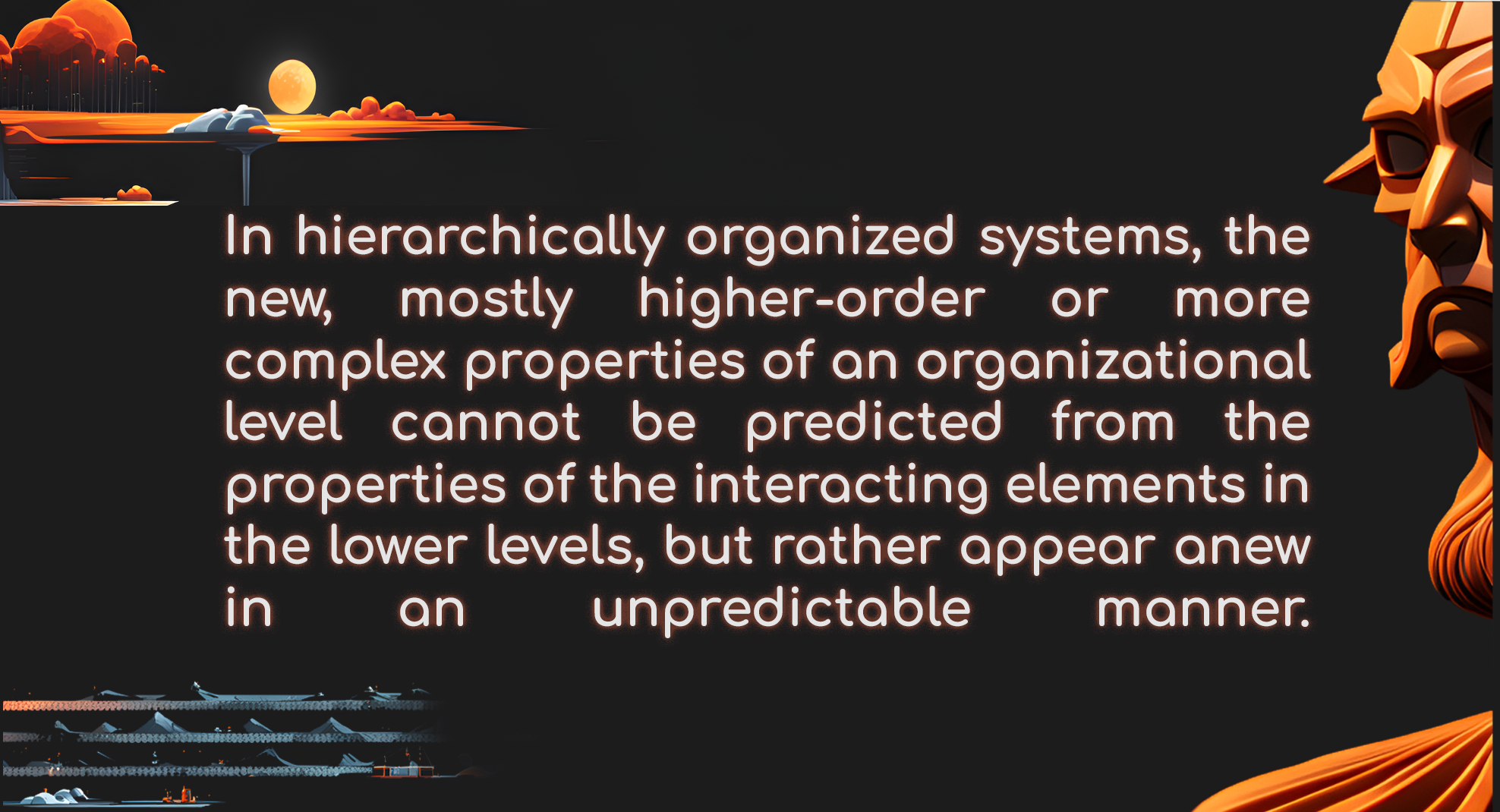 Aristotle's Dictum on Emergence